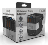 Inca Universal Reiseadaptador +Usa Eu Uk Aus Negro