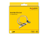 Delock 95273 Tarjeta Mini Pcie A 2 X Serial Rs-232 D-Sub De 9 Pines