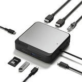 Alogic Duch2 Base Para Portátil Y Replicador De Puertos Alámbrico Usb 3.2 Gen 2 (3.1 Gen 2) Type-C Negro, Gris
