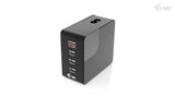 D I-Tec 140w Intelligent Multiport Usb Charger 3x Usb-C 1x Usb-A Lcd Display
