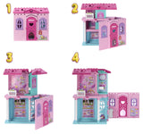 Mattel Barbie Aufklappbares Chelsea Pop-Up-Haus Jfw49