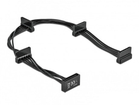 EAN 4043619603954 - DeLOCK 60395 cable de SATA 0,4 m SATA de 15 pines 4 x SATA de 15 pines imagen 1