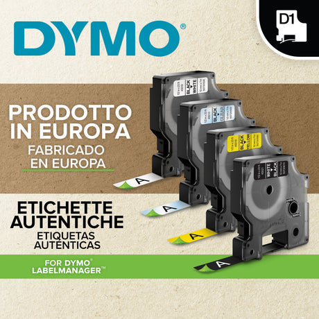 EAN 5411313409131 - DYMO D1 Standard - Black on White - 9mm cinta para impresora de etiquetas Negro sobre blanco imagen 8