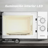 Microondas Grunkel Mw-25easy 850w Capacidad 25l Blanco
