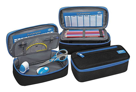 EAN 4003801861951 - Wedo 242 43010 caja de lápices Estuche suave Poliéster Negro, Azul imagen 5