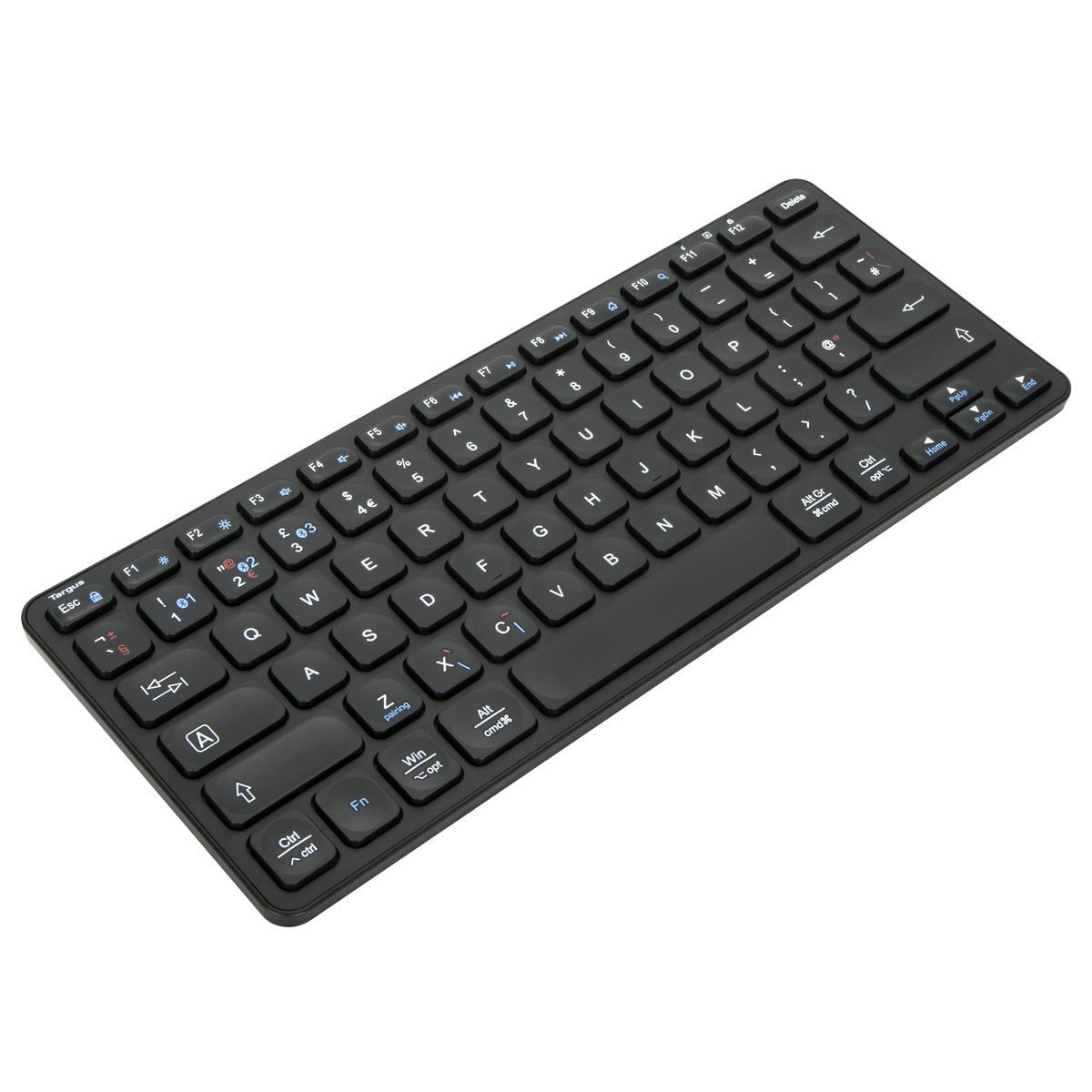 Targus Teclado Compacto Multidispositivo Antimicrobiano Inalámbrico Bluetooth 5.1 Qwerty Reino Unido Negro B2b