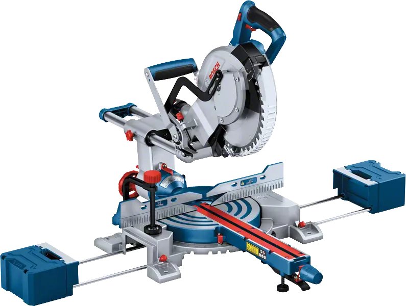 Tronzadora E Ingletadora A Batería Bosch Professional Biturbo Gcm 18v-254 D Professional Sierra Tronzadora E Ingletadora Azul, Sin Batería Ni Cargador