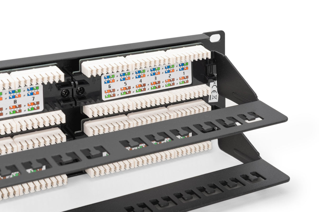 Digitus Patch Panel Cat6e 48port 2he , Negro, 19''