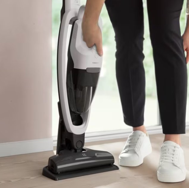 Aspiradora  Electrolux Es31cb18sh Escoba Eléctrica Aspiradora Escoba Batería Secar Sin Bolsa 0,3 L Blanco