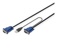 EAN 4016032329961 - Digitus DS-19233 cable para video, teclado y ratón (kvm) Negro, Azul 5 m imagen 1