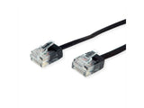 Roline Utp Cable De Red Kat.6a Class Ea Extra-Flach Schwarz 1.5m