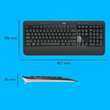EAN 5099206077461 - Logitech 920-008685 teclado Ratón incluido Universal USB QWERTY Internacional de EE.UU. Negro, Blancoimagen 7)