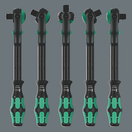 Wera 05135882001 Llave De Carraca 1 Pieza(S) Negro, Verde