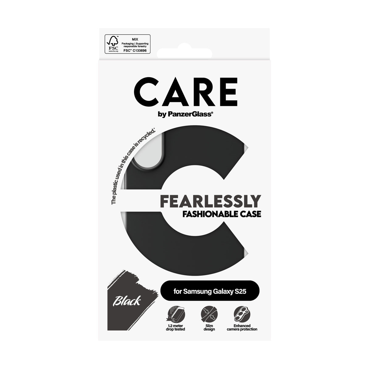 EAN 5715685016271 - PanzerGlass CARE™ by ® Case Black Samsung Galaxy S25 funda para teléfono móvil Negro imagen 3