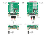 Konverter Sata   Usb 3.1 Typ-B Buchse > M.2   Msata Slot
