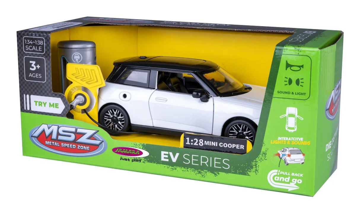 Jamara Bmw Mini Cooper 1:28 Blanco 3+