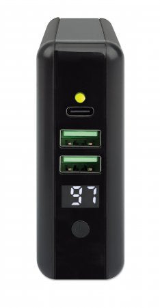 Cargador De Viaje Y Power Bank Manhattan 4 En 1 8.000mah