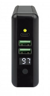 Cargador De Viaje Y Power Bank Manhattan 4 En 1 8.000mah