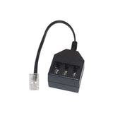 S-Conn 71018-2 Teléfono Divisor Negro