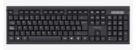 EAN 8435099535270 - Approx APPMX410 teclado Ratón incluido Hogar RF inalámbrico QWERTY Español Negro imagen 3