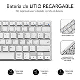 Subblim Advance Compact Silver Teclado Bluetooth