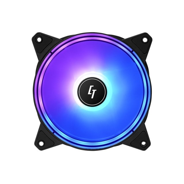 Ventilador Chieftec Rgb Nf-3012-Rgb, 120x120x25 Mm, Con Conector De 3 Pines / 4 Pines