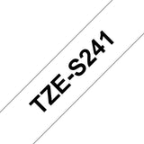 EAN 0012502626305 - Brother TZE-S241 cinta para impresora de etiquetas Negro sobre blanco TZ imagen 1