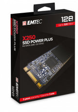 Disco Ssd Emtec 128gb X250 M.2 Gb Serial Ata Iii 3d Nand