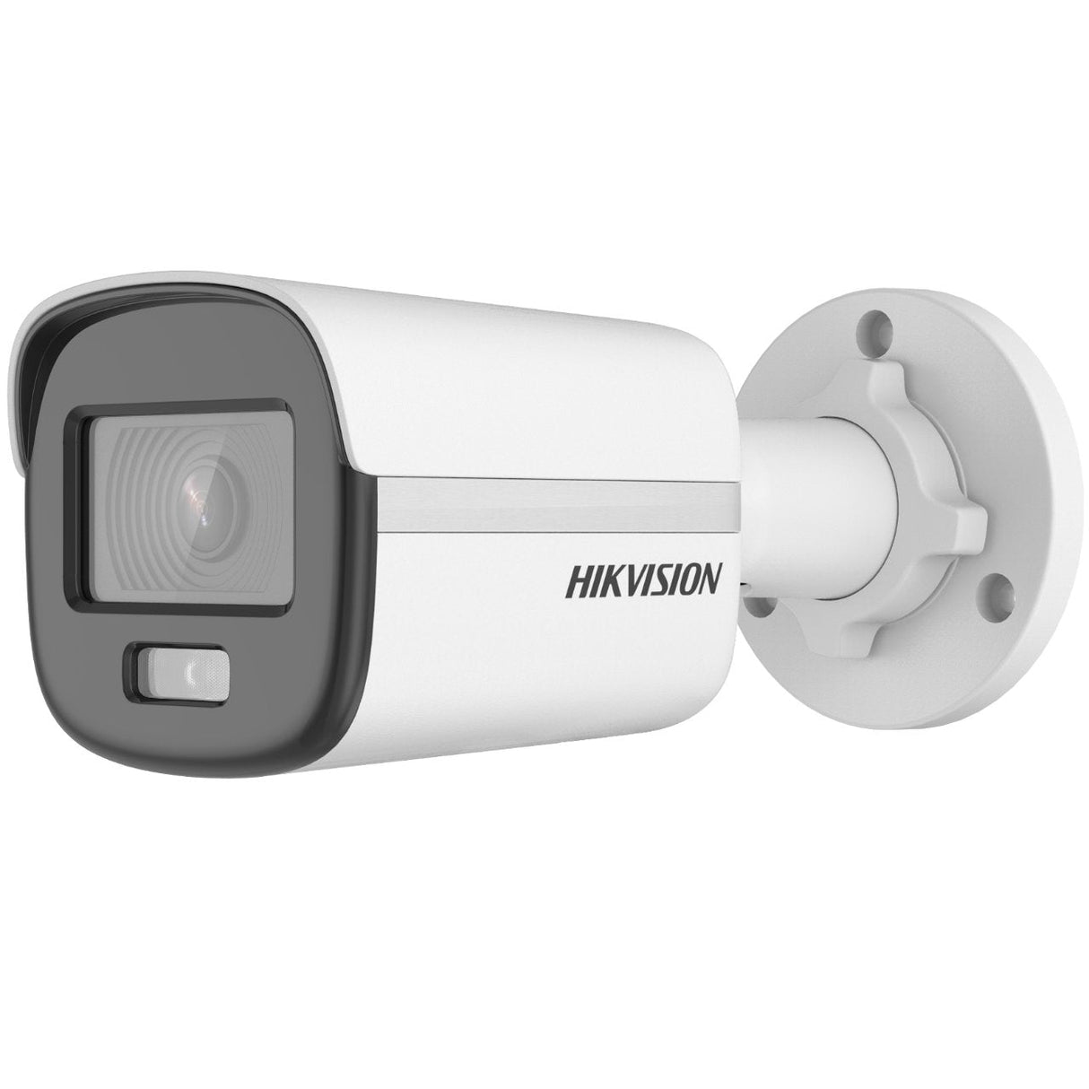 Camara Ip Hikvision Ds-2cd1027g0-L(C) F2.8 Bullet Colorvu Lite 2mp 2.8mm(~107°) Blanca Luz Hasta 30m H.265+ Ip67 Blanco