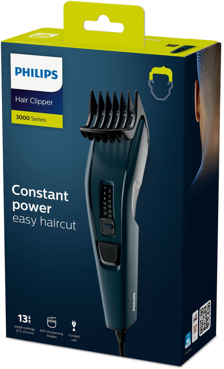 EAN 8710103842798 - Philips HAIRCLIPPER Series 3000 HC3505/15 cortadora de pelo y maquinilla Negro, Verde 13 imagen 2