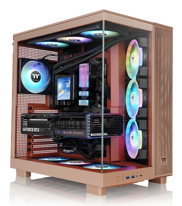 Thermaltake View 380 Xl Tg Argb, Caja Gris, Vidrio Templado X 2 Ca-11e-00mgwn-00