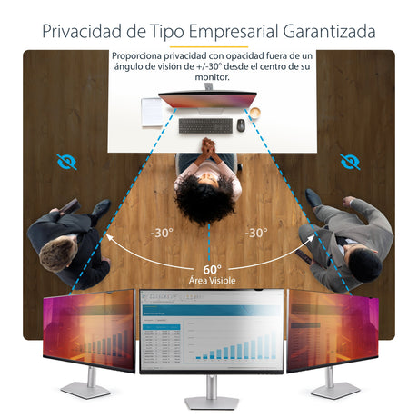 EAN 65030901888 - StarTech.com 2469G-PRIVACY-SCREEN filtro para monitor 61 cm (24") Filtro de privacidad para pantallas sin m imagen 8