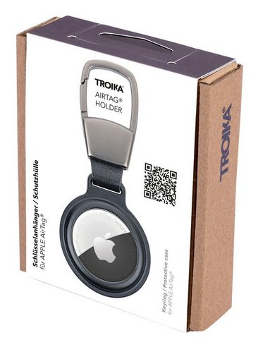 Troika Schlüsselanhänger Airtag Holder Negro