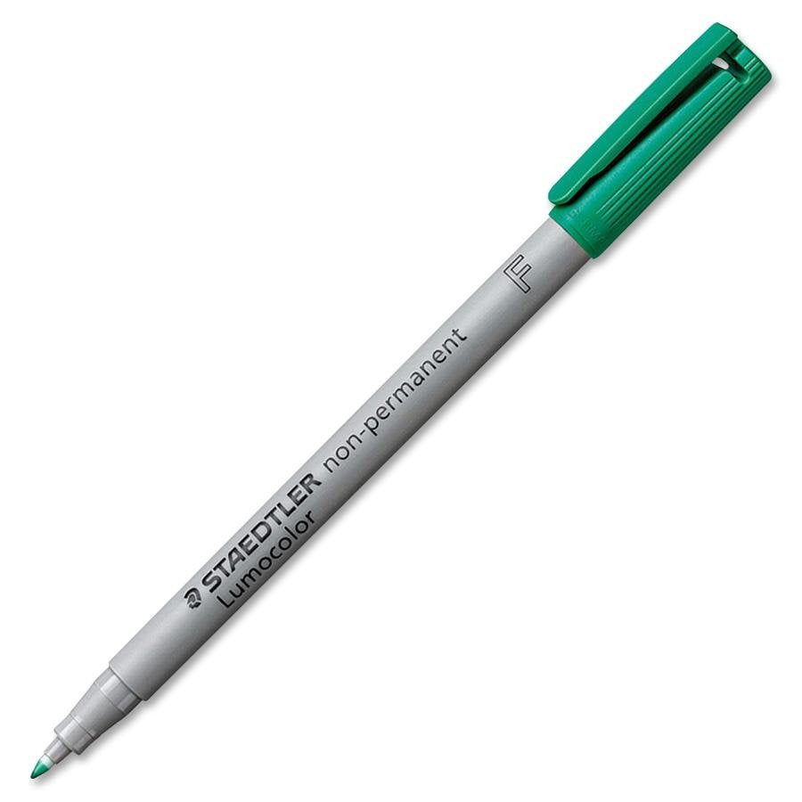 Staedtler Rotulador Para Transparencias Lumocolor Non-Perm F Verde 10 Unidades