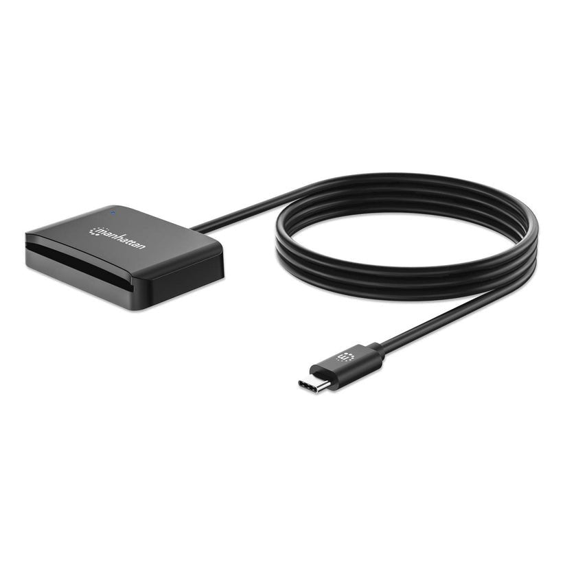 Manhattan Usb 2.0 Tipo-C Lector De Tarjetas Smartcard- Microsdxc