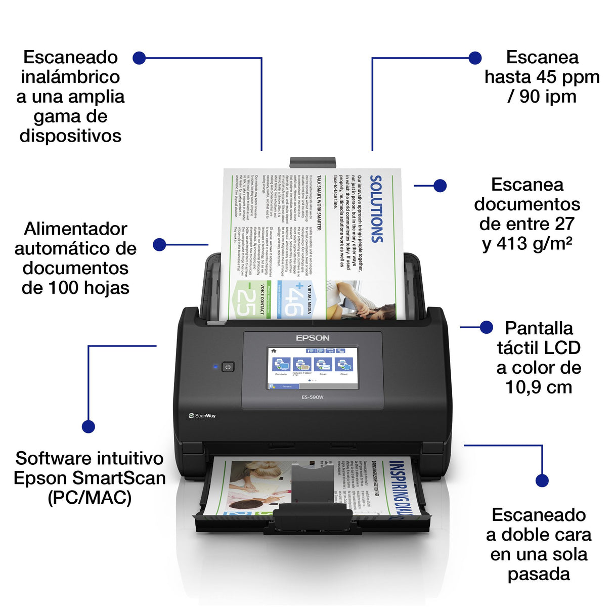 EAN 8715946745787 - Epson WorkForce ES-590W imagen 3