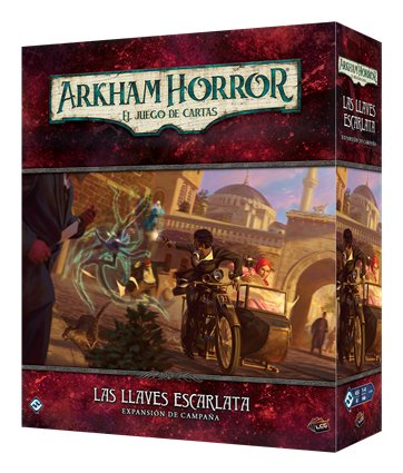 Juego De Mesa Arkham Horror Lcg Las Llaves Escarlata Expansion Campaa Pegi 14