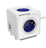Allocacoc Powercube Extendido Usb Incl. 1,5 M Cable Azul Tipo F