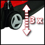 Einhell Ge-Cm 18/32 Li-Solo Cortacésped De Empuje A Gasolina Batería Negro, Rojo Rojo/Negro, Cortacésped De Empuje A Gasolina, 180 M², 32 Cm, 30 Cm, 70 Cm, 25 L