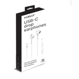 EAN 8021735208136 - Celly UP1300TYPECWH auricular y casco Auriculares Alámbrico Dentro de oído Llamadas/Música USB Tipo C Bla imagen 3