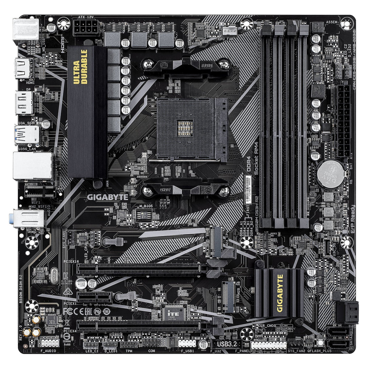 Gigabyte Ga-B550m-Ds3h R2 (Am4) (D)