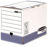 Bankers Box Caja De Archivos Tamaño A4 Fastfold - Montaje Automatico - Certificacion Fsc - Dimensiones Internas