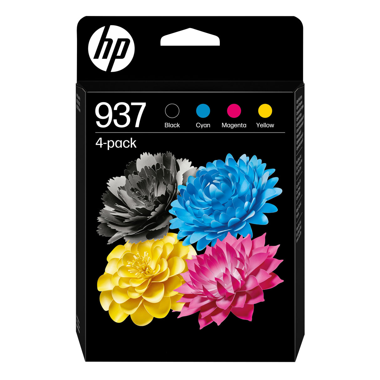 EAN 0199764688569 - HP 937 4-Pack CMYK(4) Original Ink Cartridge cartucho de tinta 4 pieza(s) Rendimiento estándar Negro, Cia imagen 1