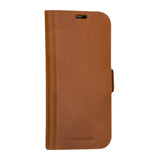 Dbramante1928 Copenhagen Funda Con Tapa Para Teléfono Móvil Piel De Napa Marrón Para Apple Iphone 15 Pro