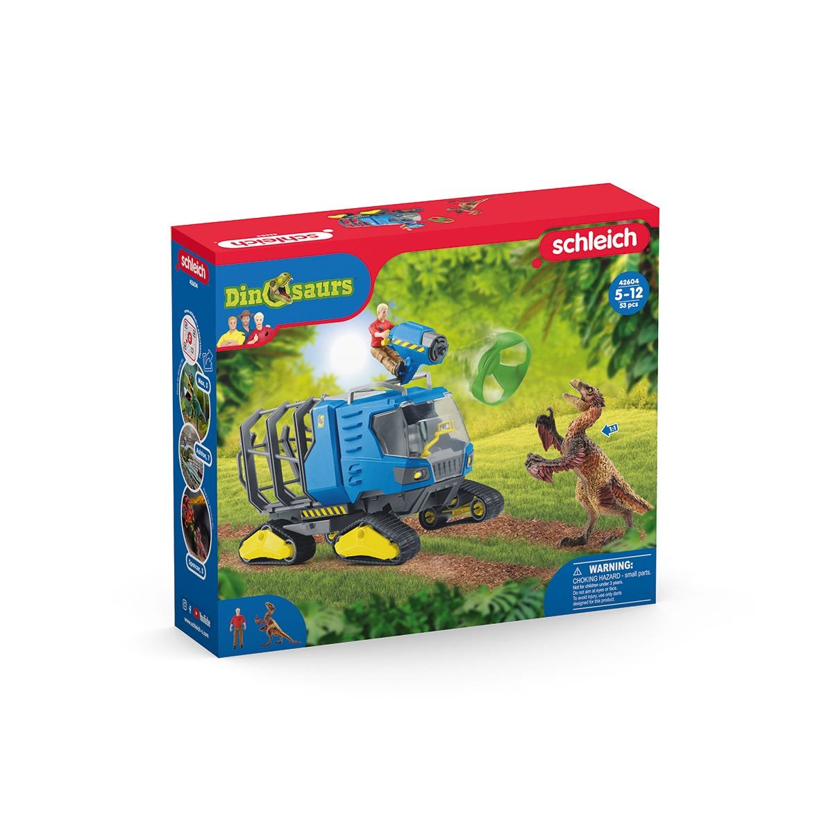 Figura Schleich Dinosaurios Track Vehicle, 42604