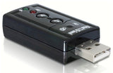 Delock Adaptador De Sonido Usb 7.1 Jack - Auricular  Y Microfono