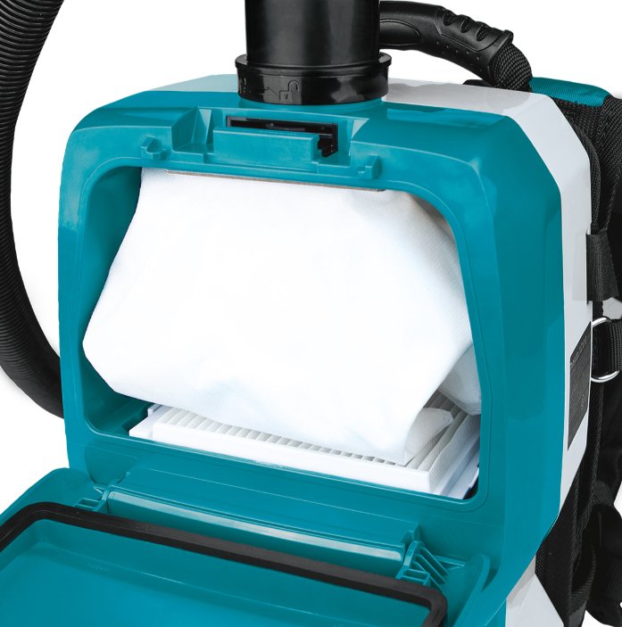 Aspirador De Mochila Makita Inalámbrico Dvc265zxu Sin Bateria / Cargador