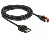 Delock 85479 Cable Poweredusb Macho 24 V > 8 Pin Macho 3 M Para Impresoras Y Terminales De Punto De Venta