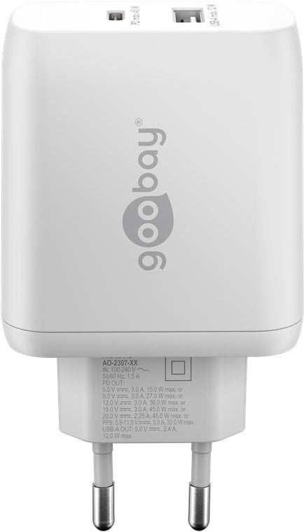 Goobay 65412, Cargador Blanco