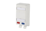 Modul Anschlussdose Apfl 2 Port Leer Reinwei
